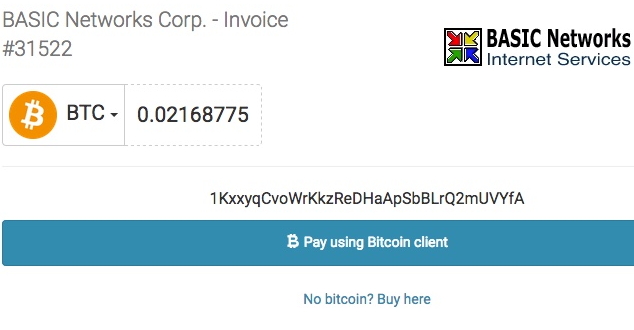 accept bitcoin
